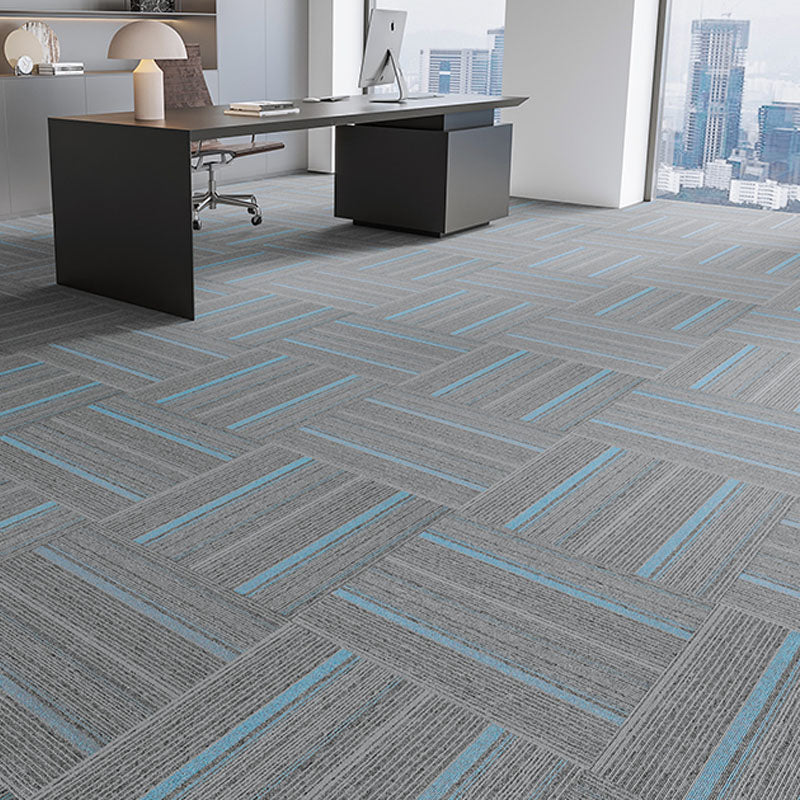 Modern Carpet Tiles Self Adhesive Multi Level Loop Fire Resistant Carpet Tile