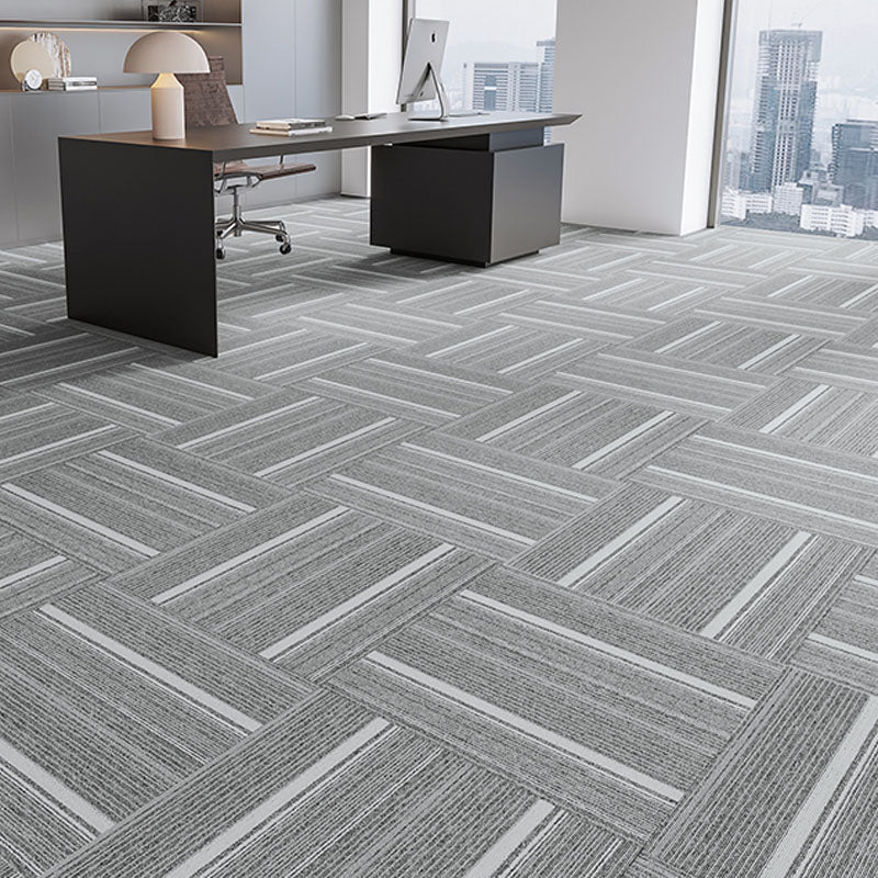 Modern Carpet Tiles Self Adhesive Multi Level Loop Fire Resistant Carpet Tile