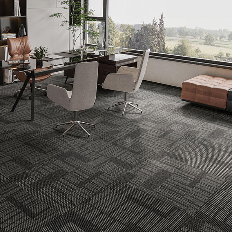 Modern Carpet Tiles Self Adhesive Multi Level Loop Fire Resistant Carpet Tile