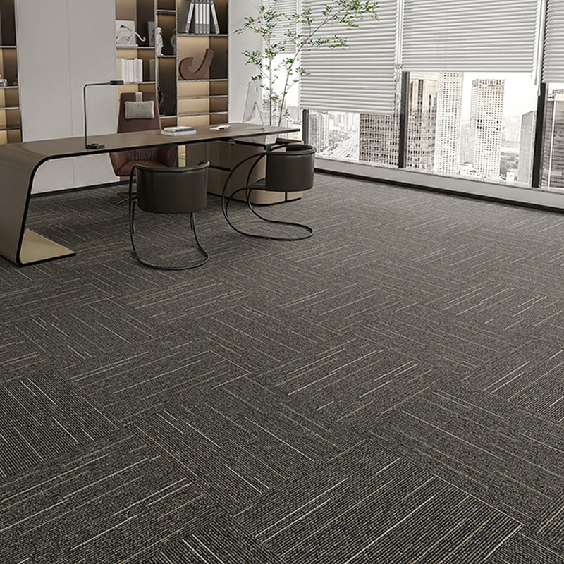 Modern Carpet Tiles Self Adhesive Multi Level Loop Fire Resistant Carpet Tile