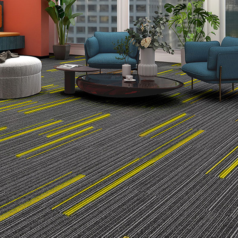 Modern Carpet Tiles Self Adhesive Multi Level Loop Fire Resistant Carpet Tile