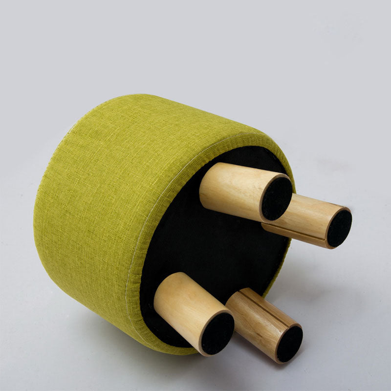 Cotton Standard Stool Modern Style Simple Household Round Stool
