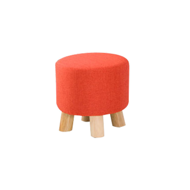 Cotton Standard Stool Modern Style Simple Household Round Stool