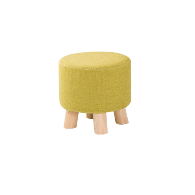 Cotton Standard Stool Modern Style Simple Household Round Stool