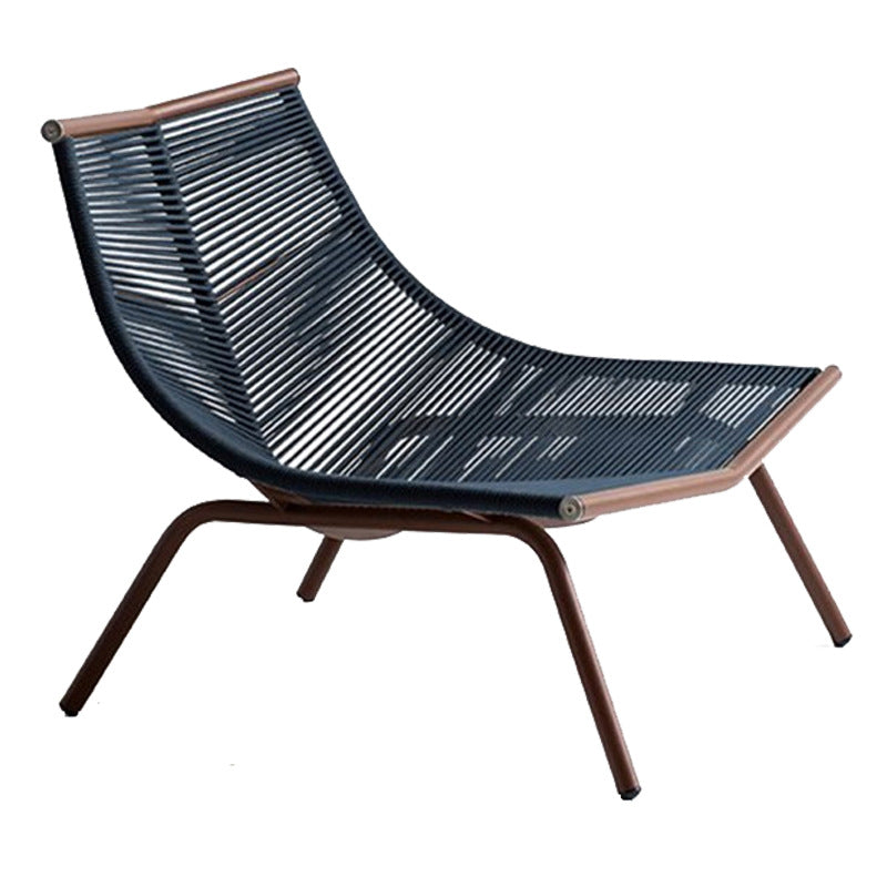 Contemporary Outdoor Rattan Rocking Chair Single Rocking Chair