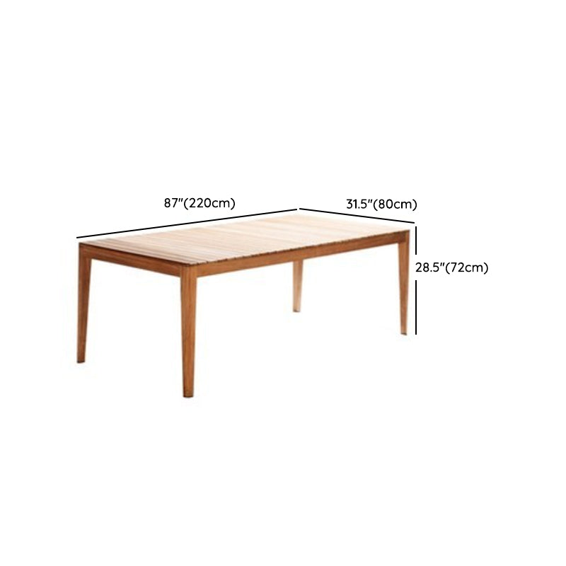 Light Brown Boho Dining Table Set 1/4/5/7/9 Pcs Rattan Dining Set