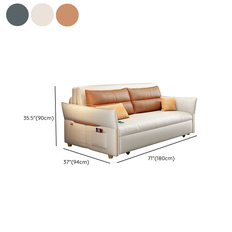 Living Room Futon Sleeper Sofa Bed Modern Style Convertible Sofas