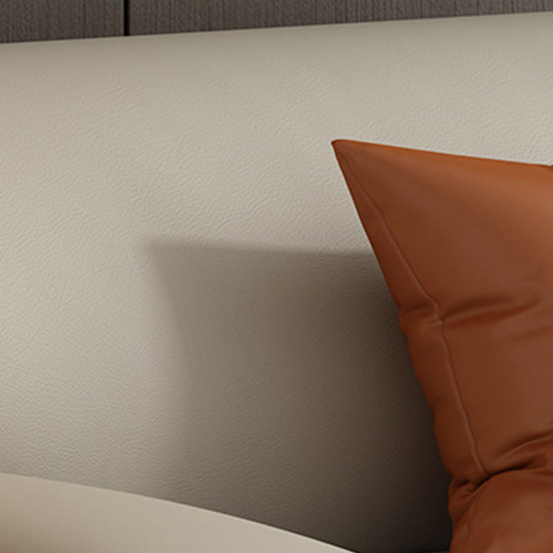 41" Wide Scandinavian Sleeper Sofa Futon Leather Storage Sleeper Sofa