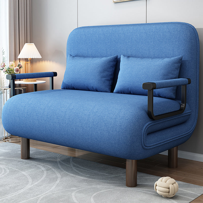 26" Wide Scandinavian Sleeper Sofa Futon Fabric Foldable Sleeper Sofa