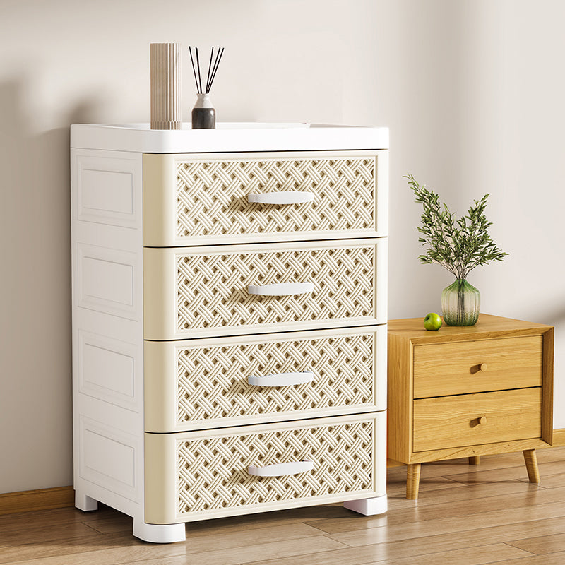 Scandinavian Kids Furniture Plastic Kids Dresser Set for Home