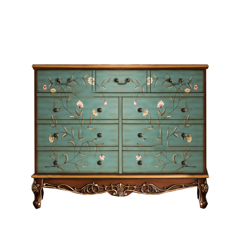 Traditional Storage Chest Dresser Solid Wood Dresser , 15.6 Inch W