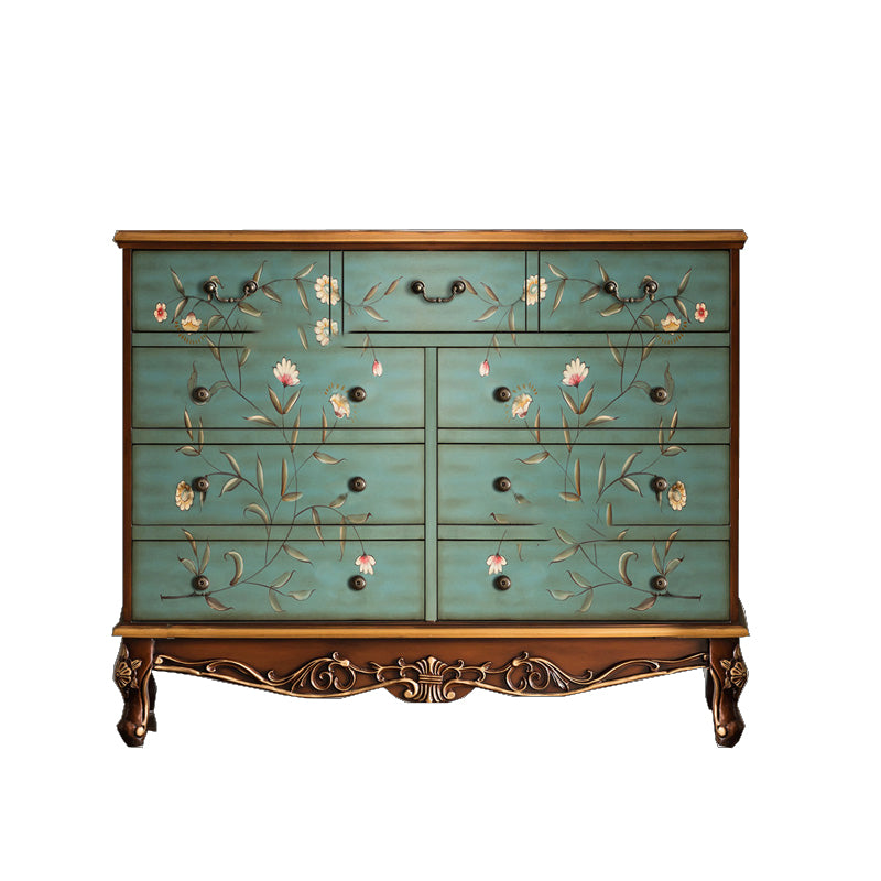 Traditional Storage Chest Dresser Solid Wood Dresser , 15.6 Inch W