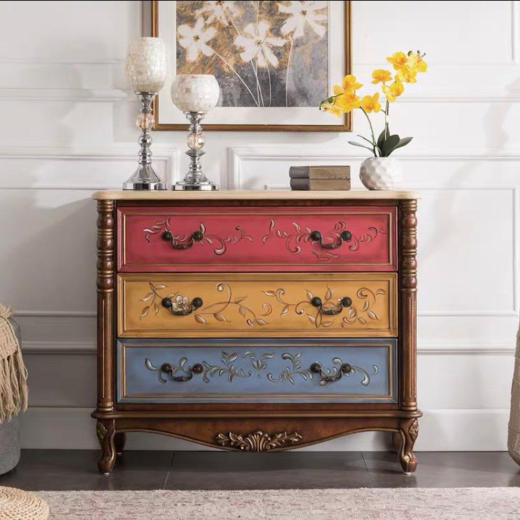 Traditional Storage Chest Solid Wood Storage Chest Dresser , 13.65 Inch W