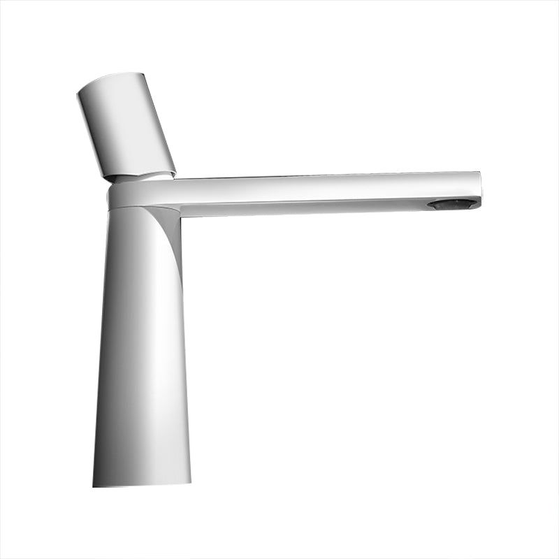 Contemporary Bathroom Sink Faucet Low Arc Single Handle Sink Faucet