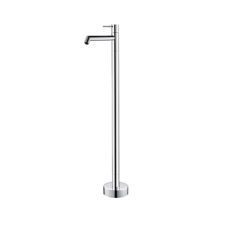 Floor Mounted Bronze Freestanding Tub Filler Single Handle Freestanding Tub Filler Trim