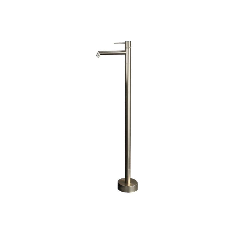 Floor Mounted Bronze Freestanding Tub Filler Single Handle Freestanding Tub Filler Trim