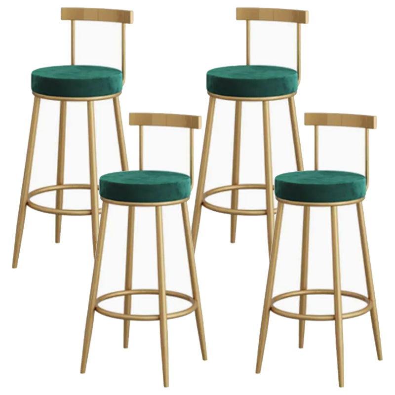 Modern Bar Table Set 1/3/4 Pieces Stone Counter Table with Upholstered Stools