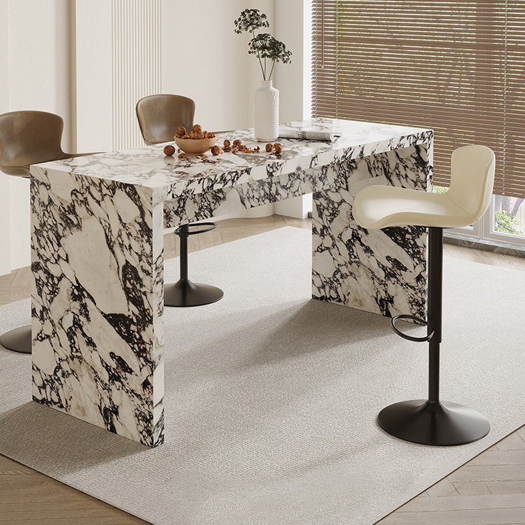 1/2/3/4/5 Pieces Bar Stool and Table Set Rectangular Pub Set