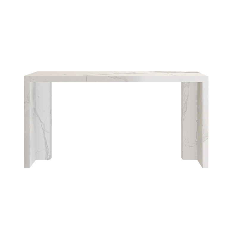 Modern Style Bar Table Set 1/3/4/5 Pieces Rectangle Stone Pub Table Set