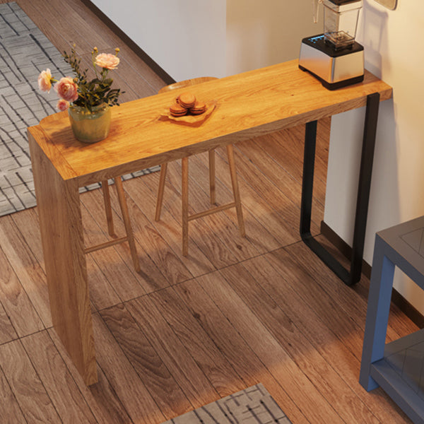 Solid Wood Modern Table and Stool Set 1/2/3 Pieces Pub Dining Set