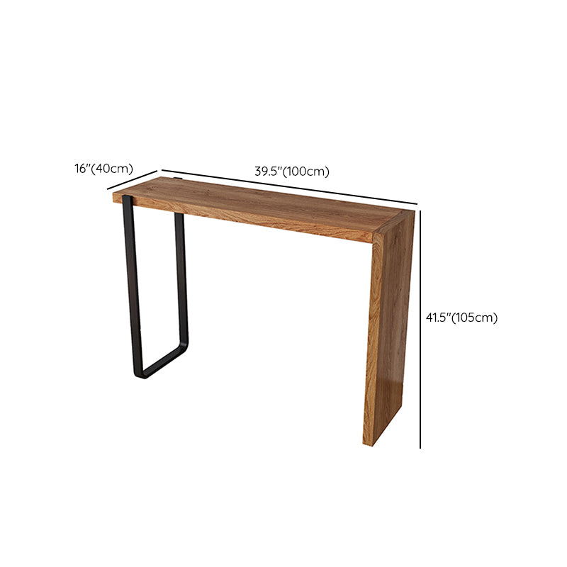 Solid Wood Modern Table and Stool Set 1/2/3 Pieces Pub Dining Set