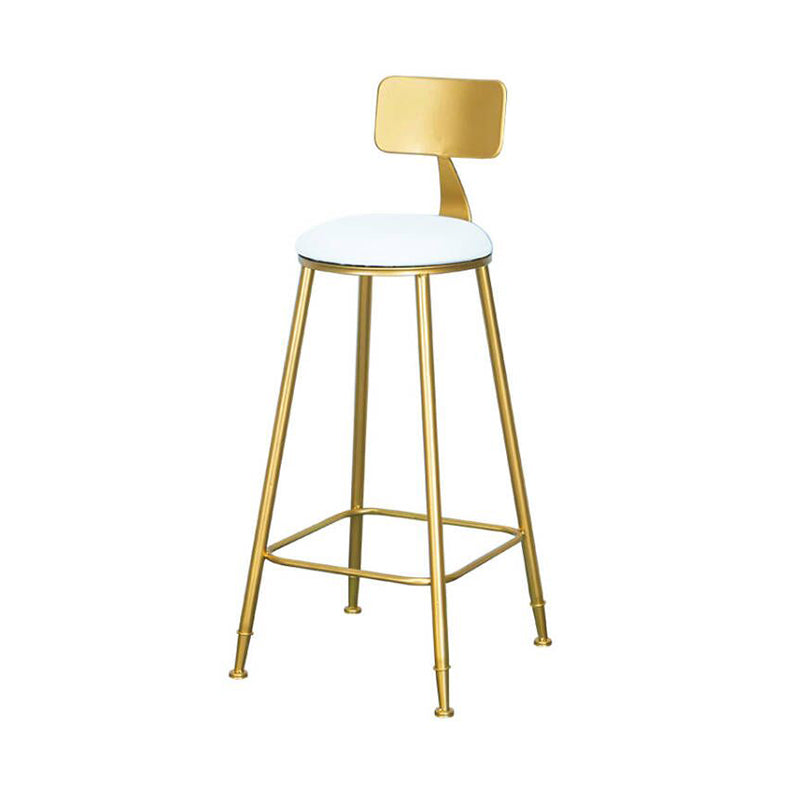 Modern Rectangle Bar Table Set 1/3 Pcs Black and Gold Metal Frame Bar Table and Stools