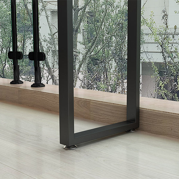 Rectangle Bar Pub Table Set 1/4 Pcs Solid Wood and Iron Bar Table and Stools