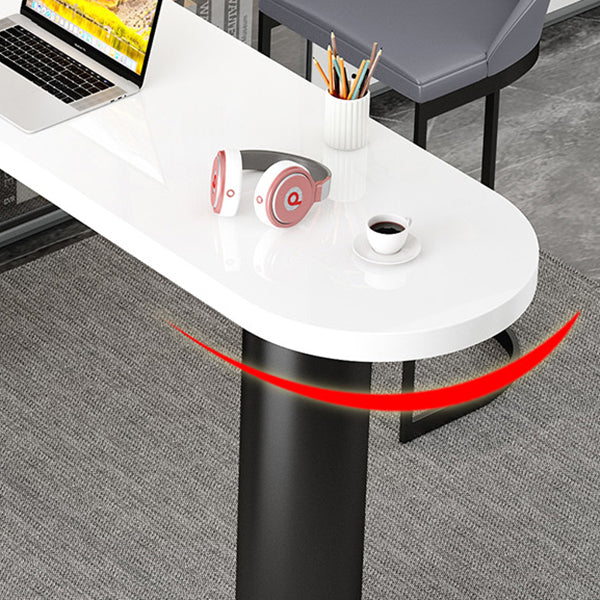 Modern Free Form Bar Table Set 1/3 Pcs Stone Top Bar Table and Upholstered Stools