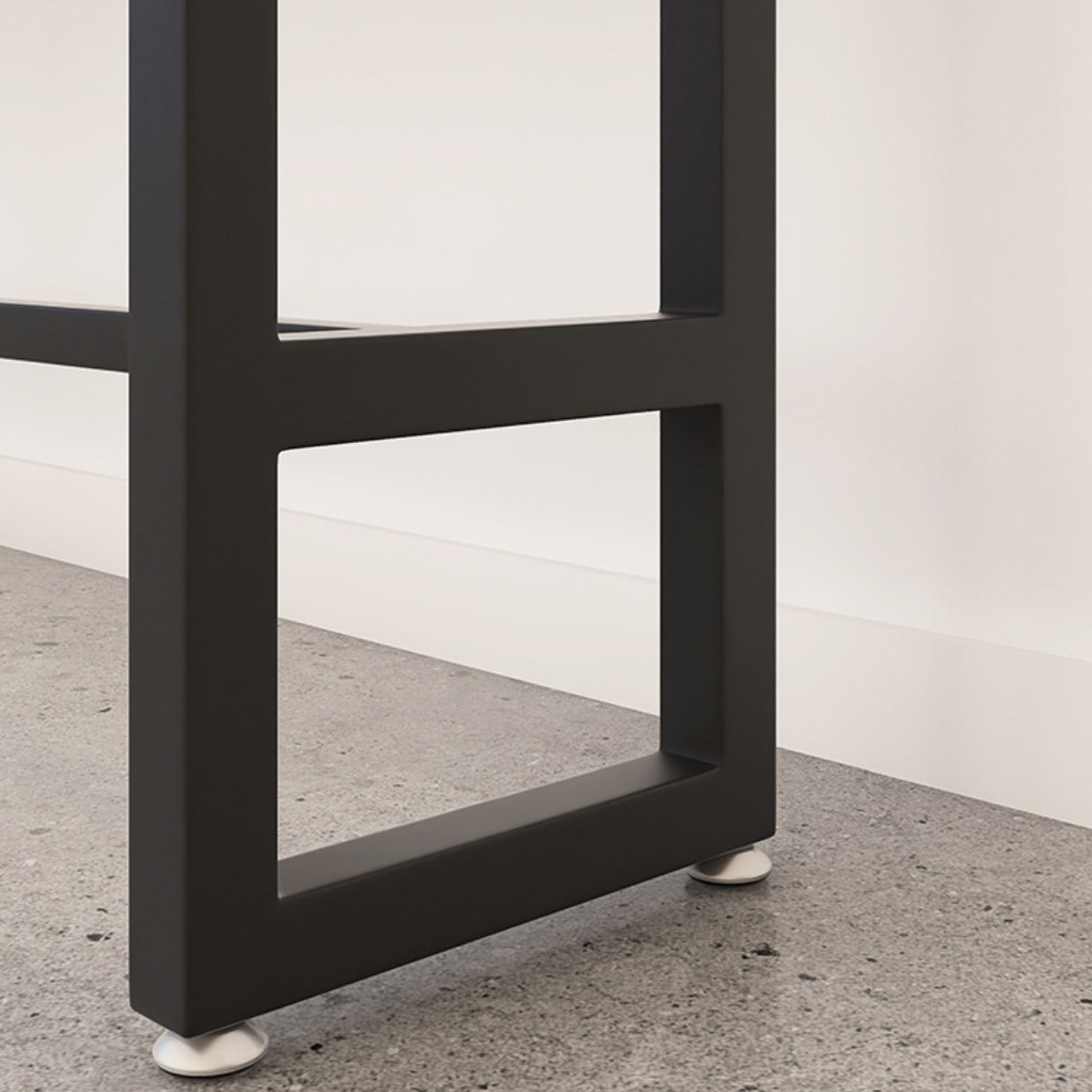 Glam Rectangle Bar Table Set 1/4/7 Pcs Iron Frame Bar Table and Upholstered Stools