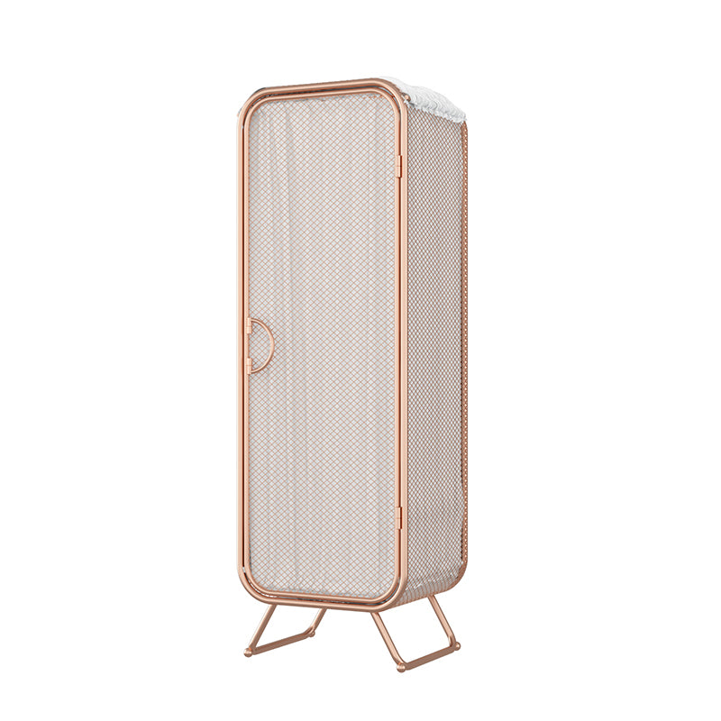 Modern Wardrobe Cabinet Clothes Rail Metal Wardrobe Armoire for Bedroom