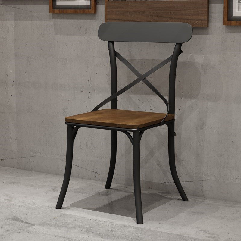 Industrial Rectangle Wood Dining Table 1/5/7 Pieces Dining Set for Cafe