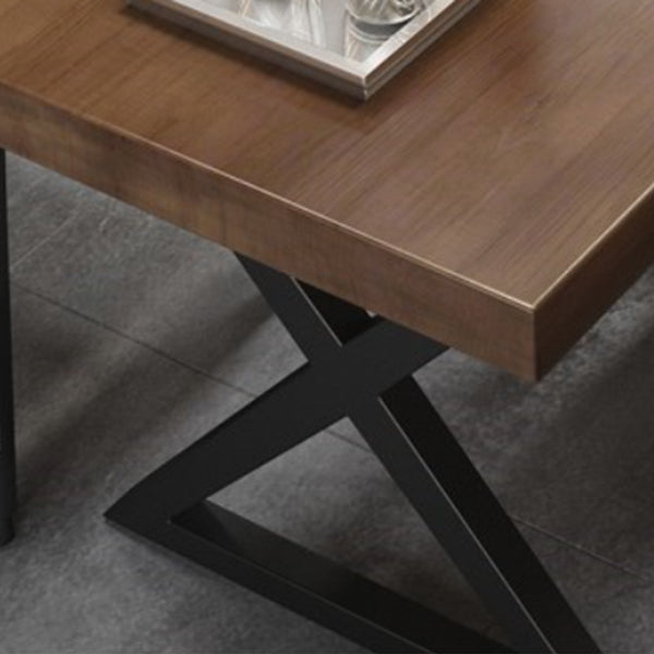 Industrial Rectangle Wood Dining Table 1/5/7 Pieces Dining Set for Cafe