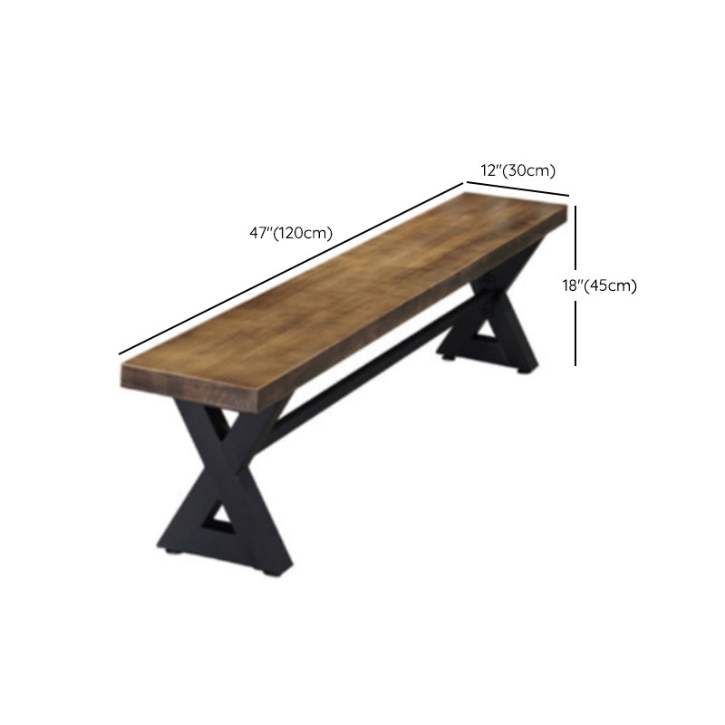 Industrial Rectangle Wood Dining Table 1/5/7 Pieces Dining Set for Cafe