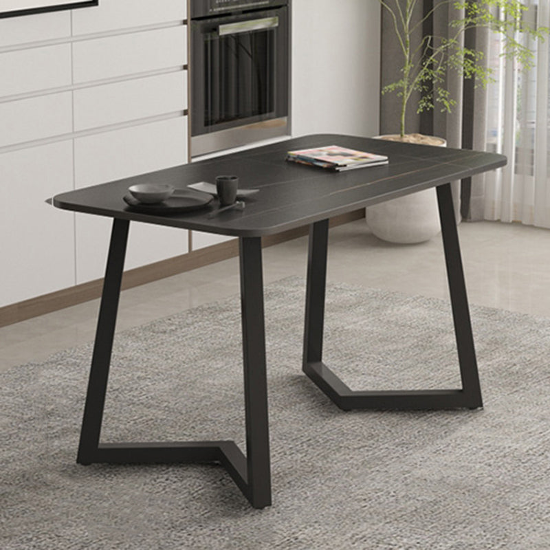 Modern Stone Dining Table 1/2/5/7 Pieces Dining Set for Living Room
