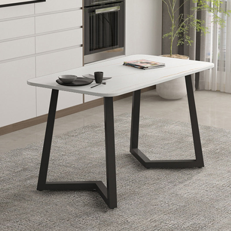 Modern Stone Dining Table 1/2/5/7 Pieces Dining Set for Living Room