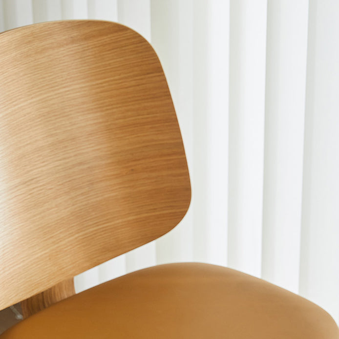 Solid Wood Side Chair Modern Low Back Indoor Dining Chair for Home