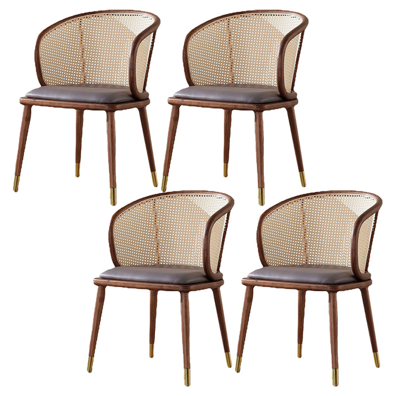 Windsor Back Arm Chair Contemporary Solid Wood Dining Chairs