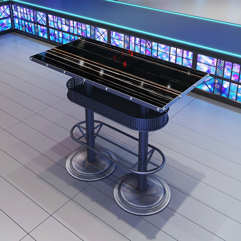 Industrial Bar Dining Table Cafe And Breakroom Bar Wine Table