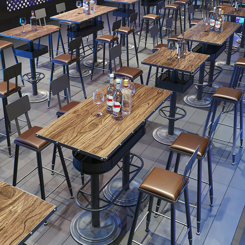 Industrial Bar Dining Table Cafe And Breakroom Bar Wine Table