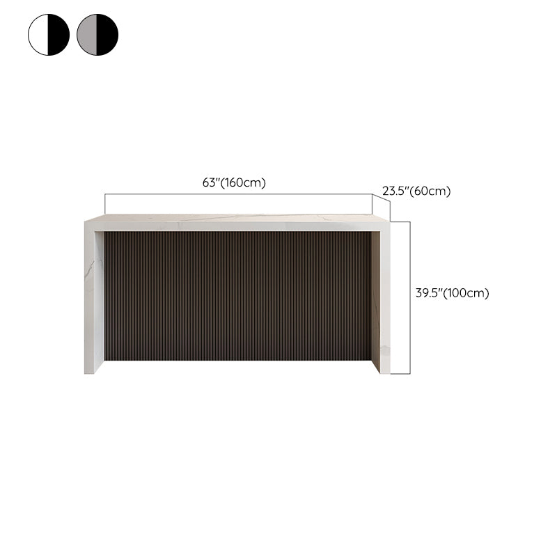 1/2/3 Pieces Pub Table Set Contemporary Rectangular Table and Stool Set