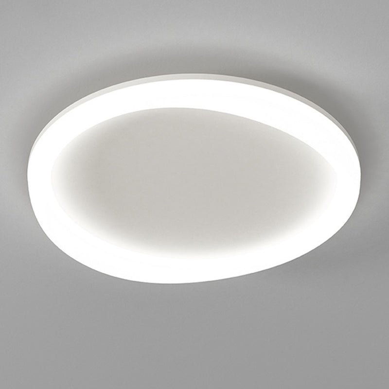 Contemporary White Flush Mount Lighting LED Acrylic Ceiling Light for Bedroom