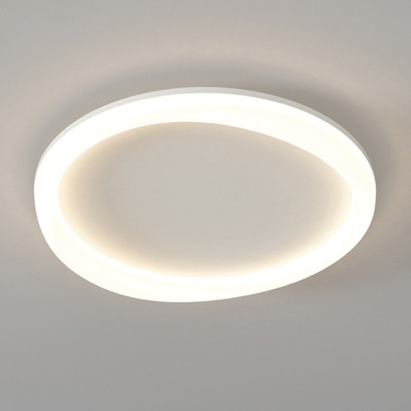 Contemporary White Flush Mount Lighting LED Acrylic Ceiling Light for Bedroom
