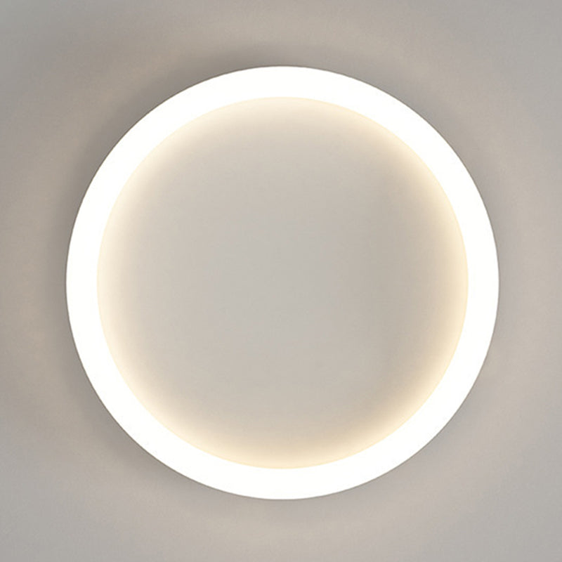 Contemporary White Flush Mount Lighting LED Acrylic Ceiling Light for Bedroom