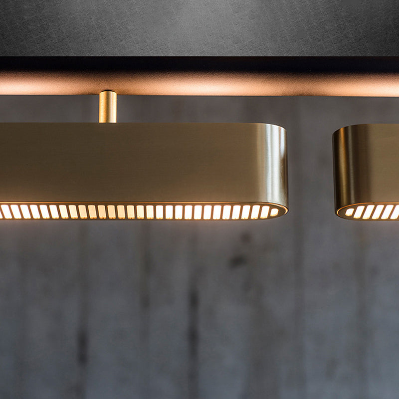 2/3/4-Light Modern Ceiling Light Black Metal Kitchen Island Lighting for Bedroom