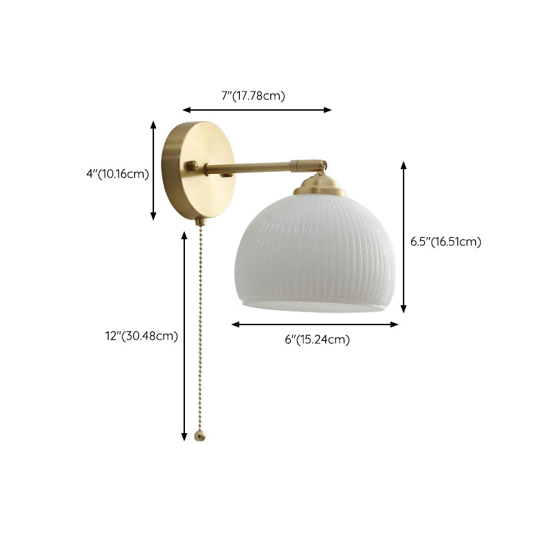 Minimalist Ceramic Wall Light Fixture Modern Wall Light Sconce for Bedroom