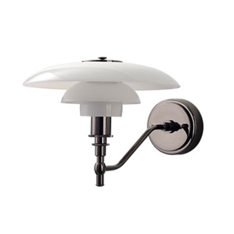 Simple Glass Shade Wall Light Fixture Modern Wall Light Sconce for Bedroom