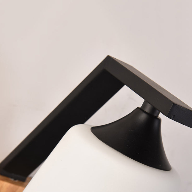 Geometric Shape Wood Wall Lighting Modern Style 1 Light Wall Mounted Light