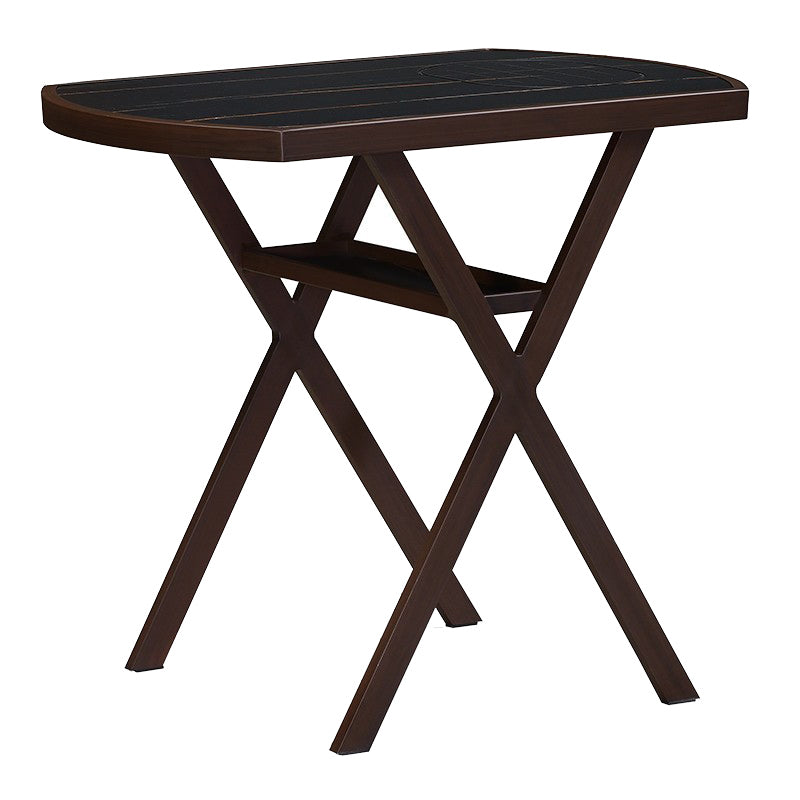 Modern Style Bistro Table Set Wooden Top 1/2/3 Pieces Bistro Table Set