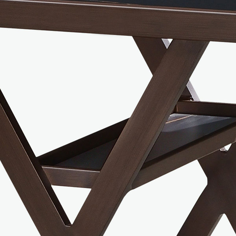 Modern Style Bistro Table Set Wooden Top 1/2/3 Pieces Bistro Table Set