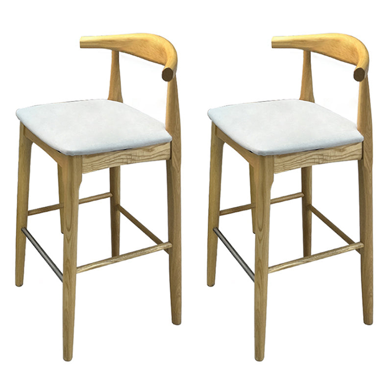 Rectangle Counter Height Pub Set 1/2/3 Pcs Modern Bar Table and Solid Wood Stools